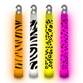 Assorted Animal Print 6" Glow Sticks